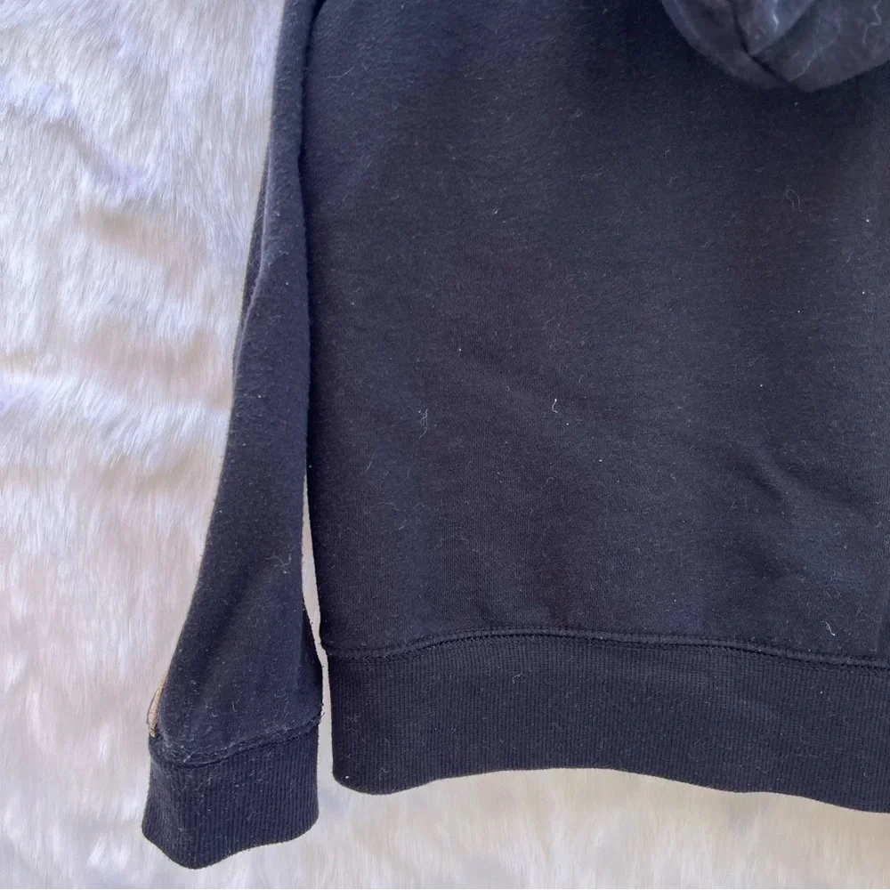 The Children’s Place Black Sweatshirt Full Zip‎ Hoodie Size S 5/6